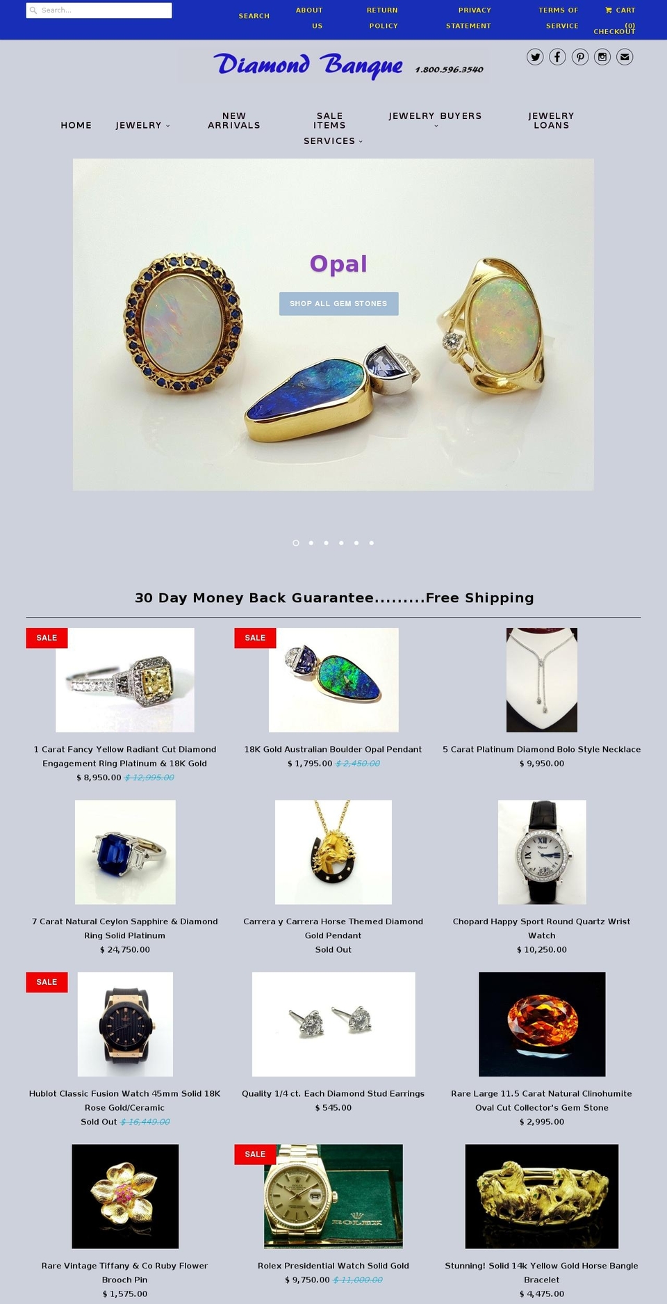 bellevuejewelryandloan.com shopify website screenshot