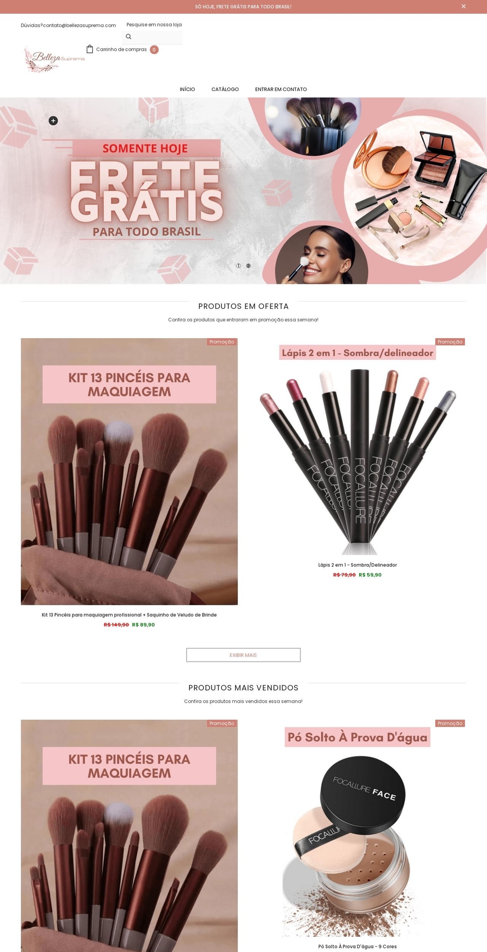 bellezasuprema.com shopify website screenshot