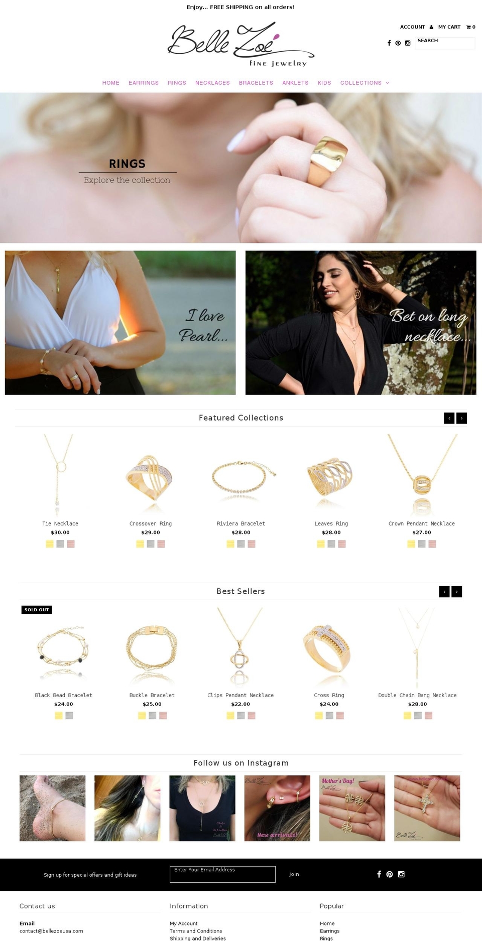 bellezoeusa.com shopify website screenshot