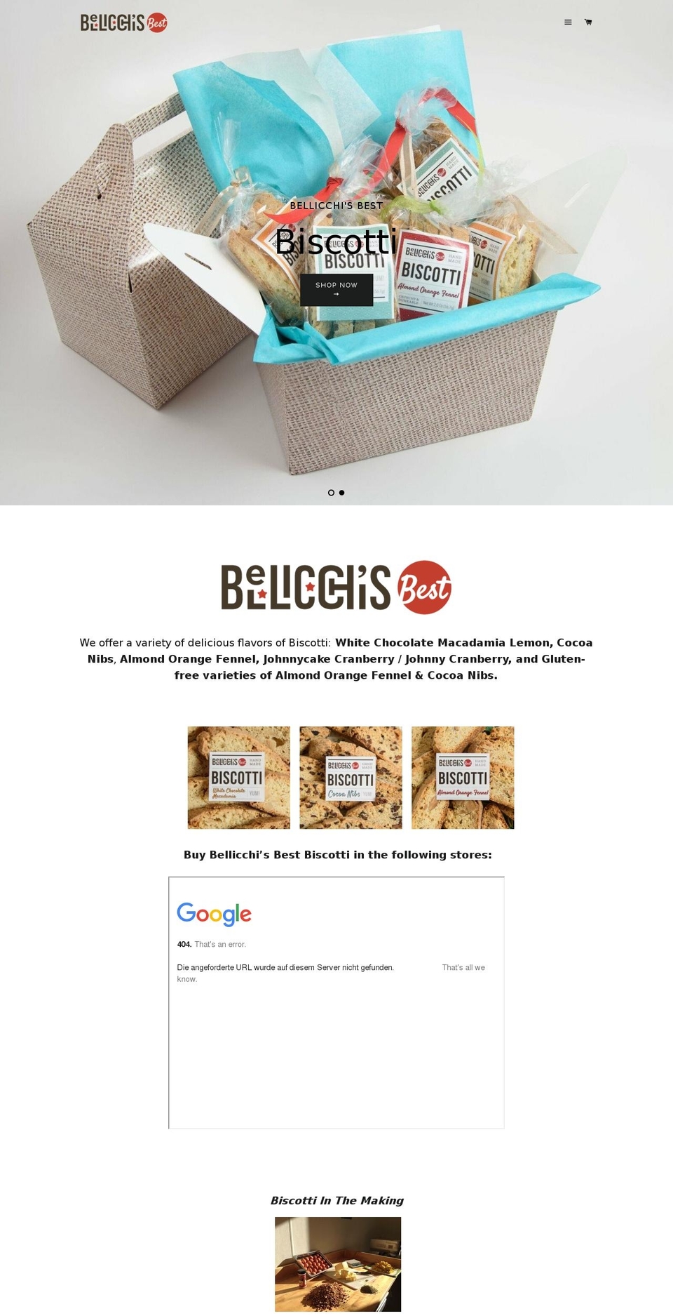 bellicchisbest.com shopify website screenshot