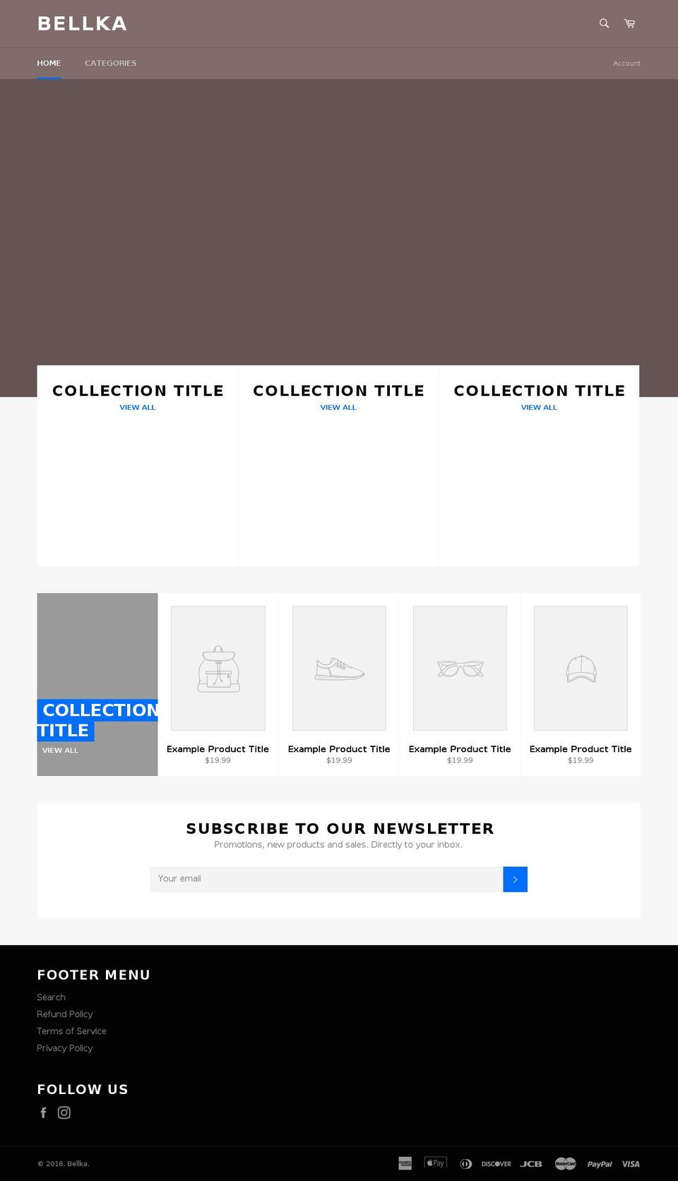 bellka.net shopify website screenshot