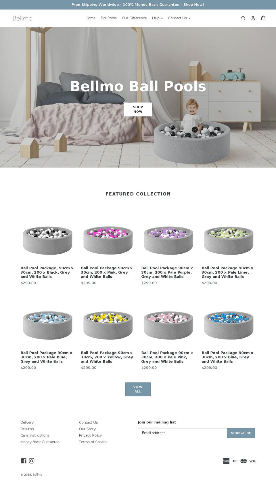 bellmo.com — Shopify storefront screenshot
