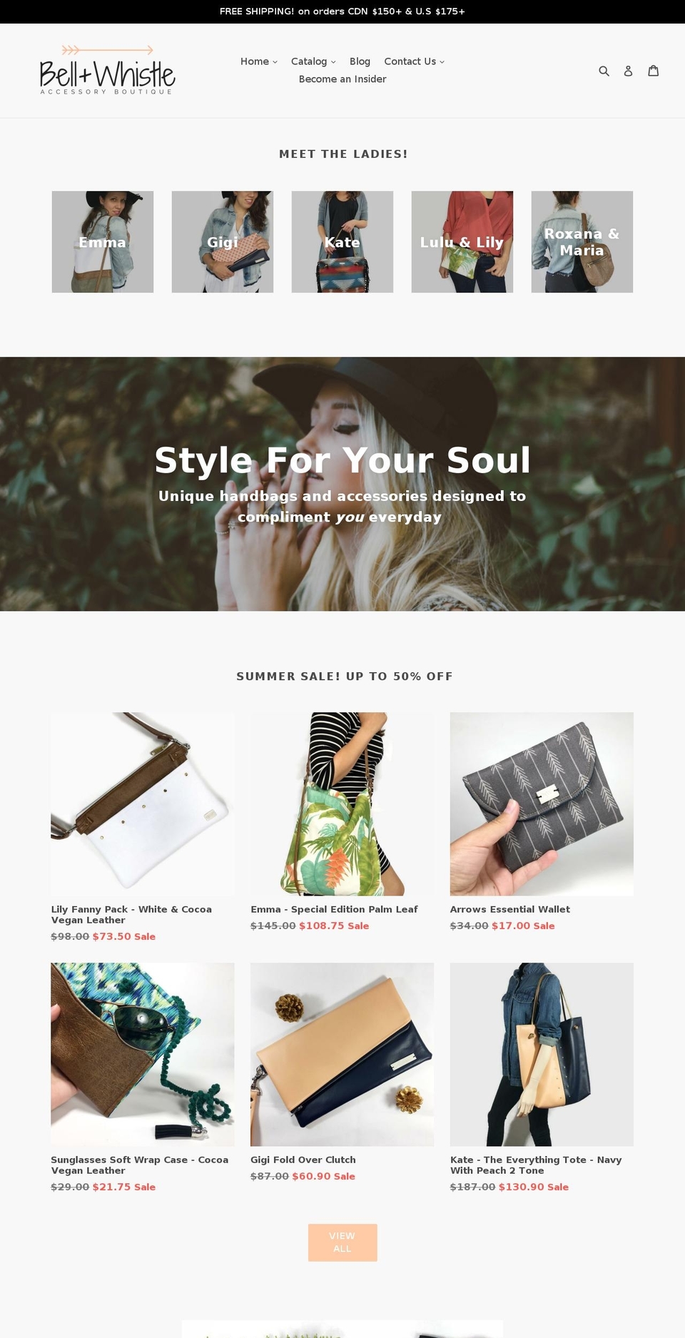 bellnwhistleboutique.com shopify website screenshot