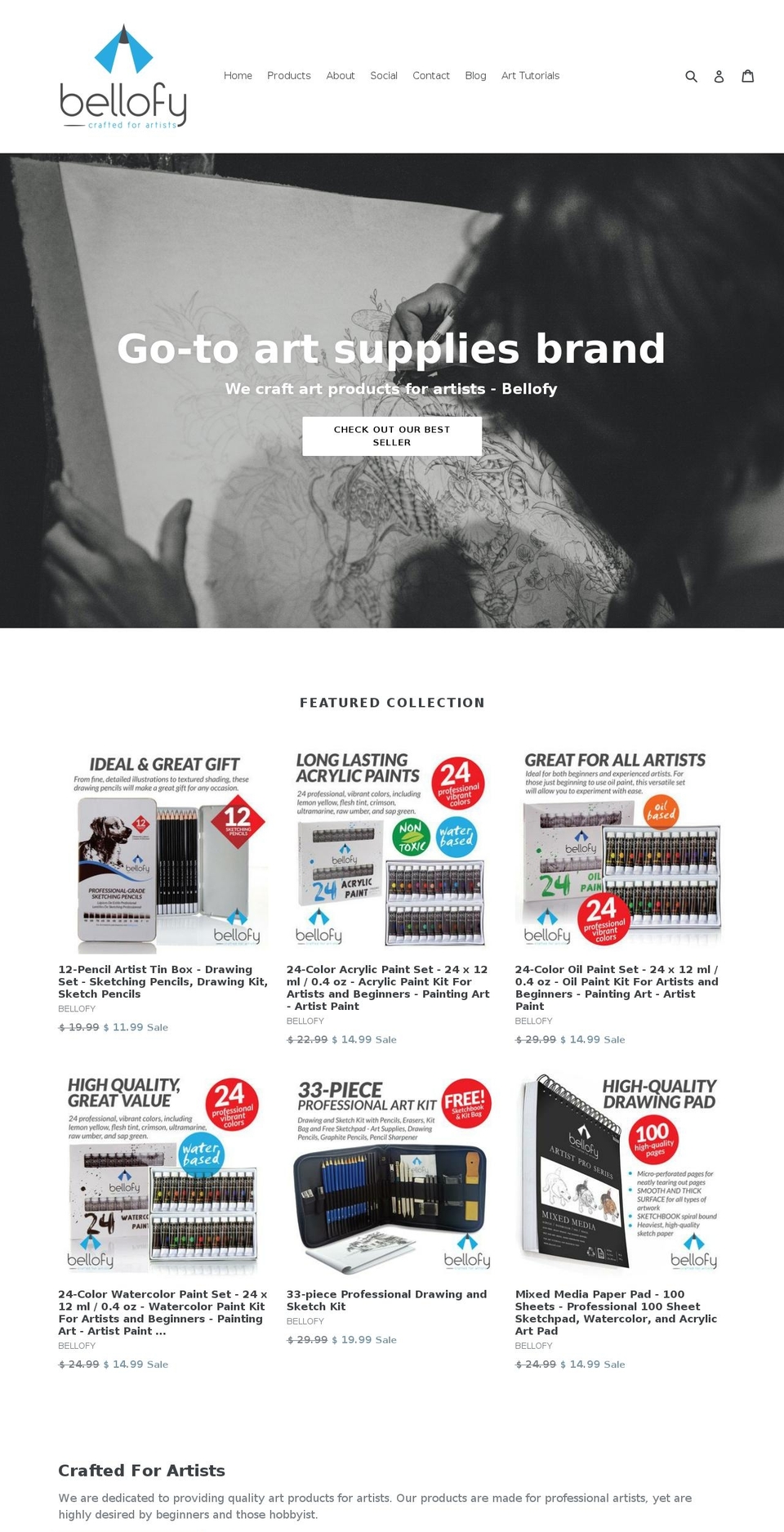 bellofy.com shopify website screenshot