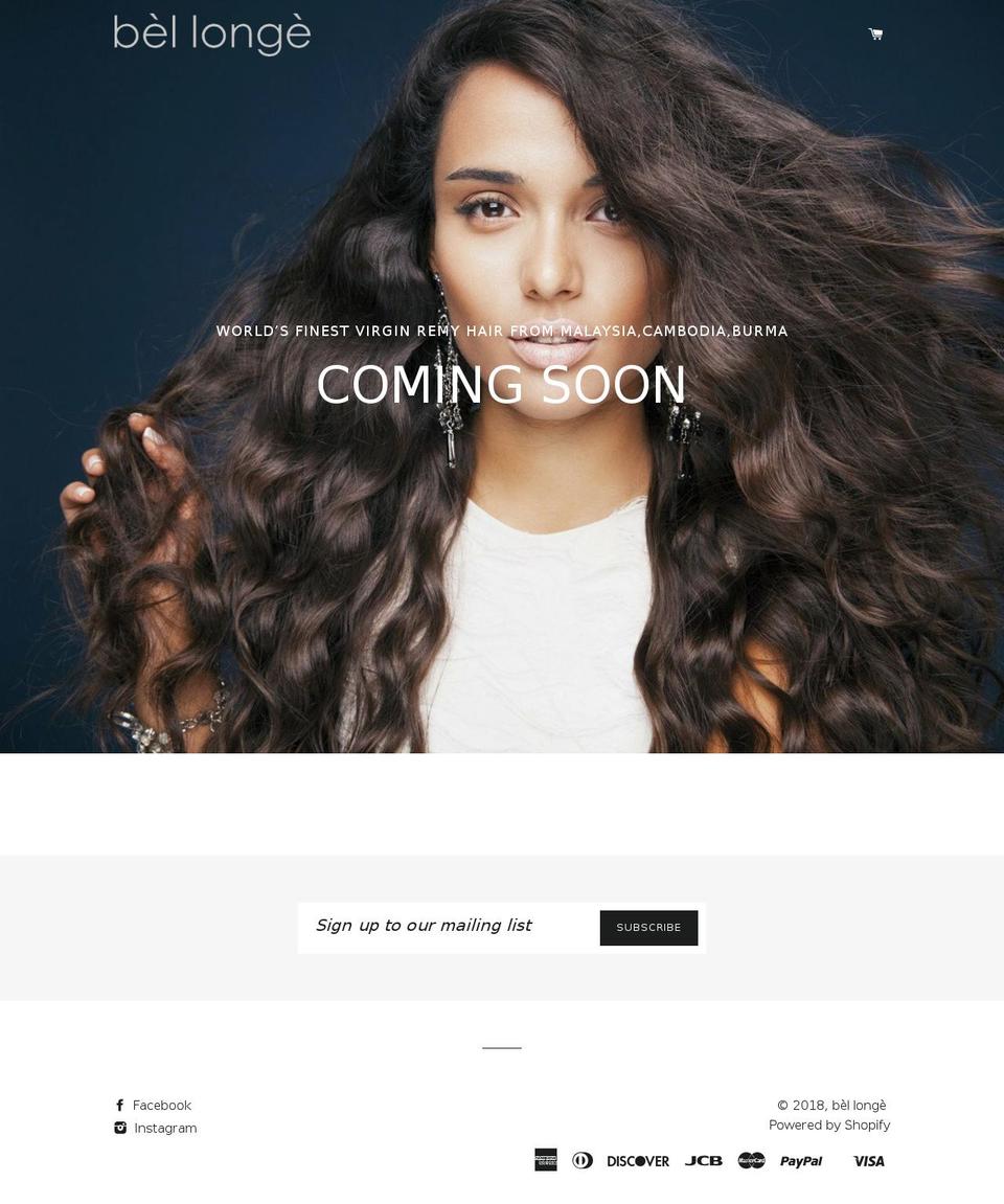 bellonge.com — Shopify storefront screenshot