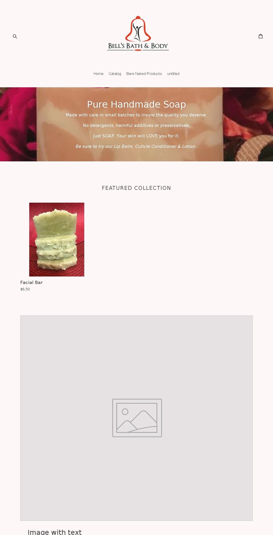 bellsbathandbody.com — Shopify storefront screenshot