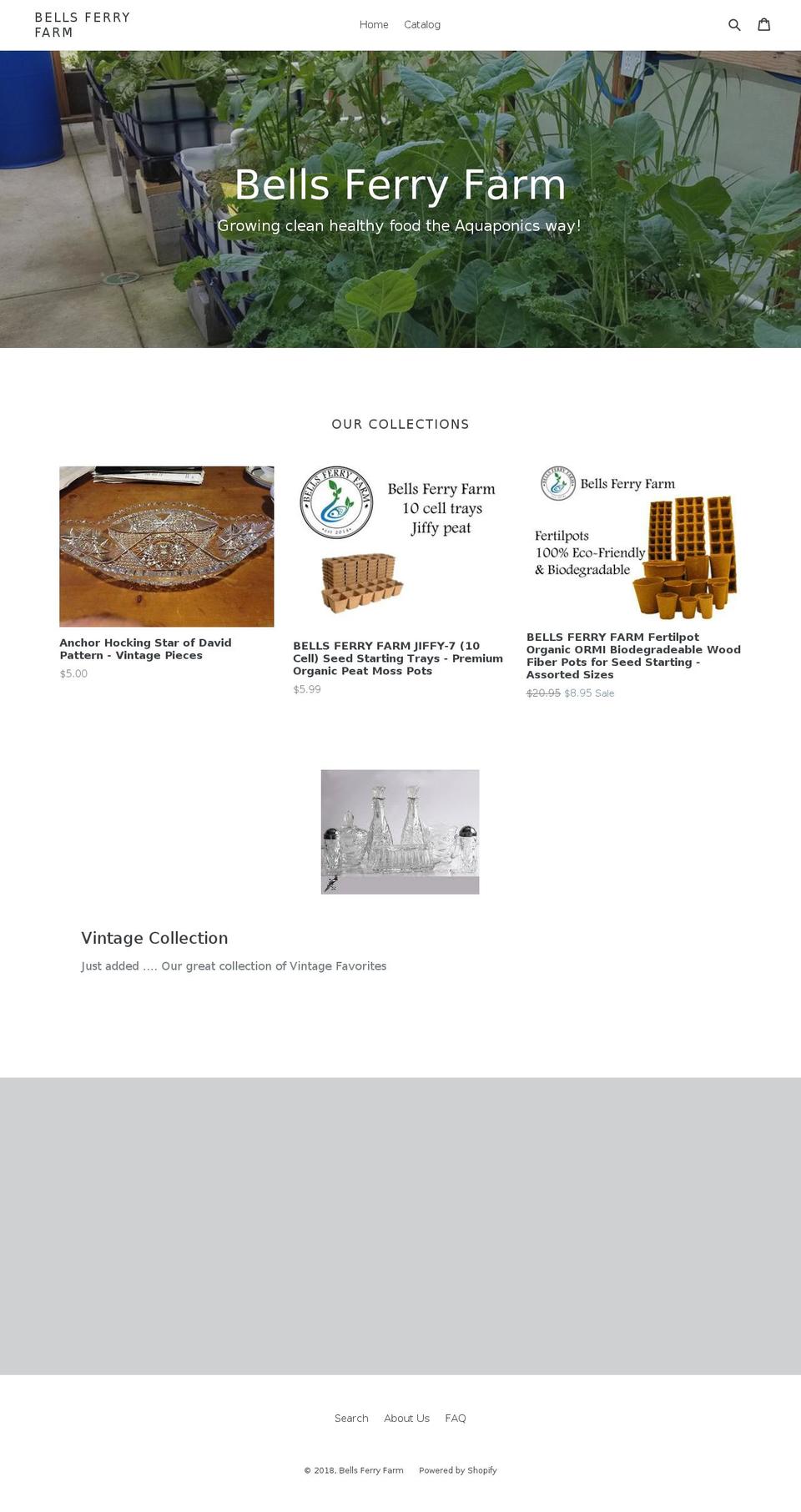 bellsferryfarm.com — Shopify storefront screenshot