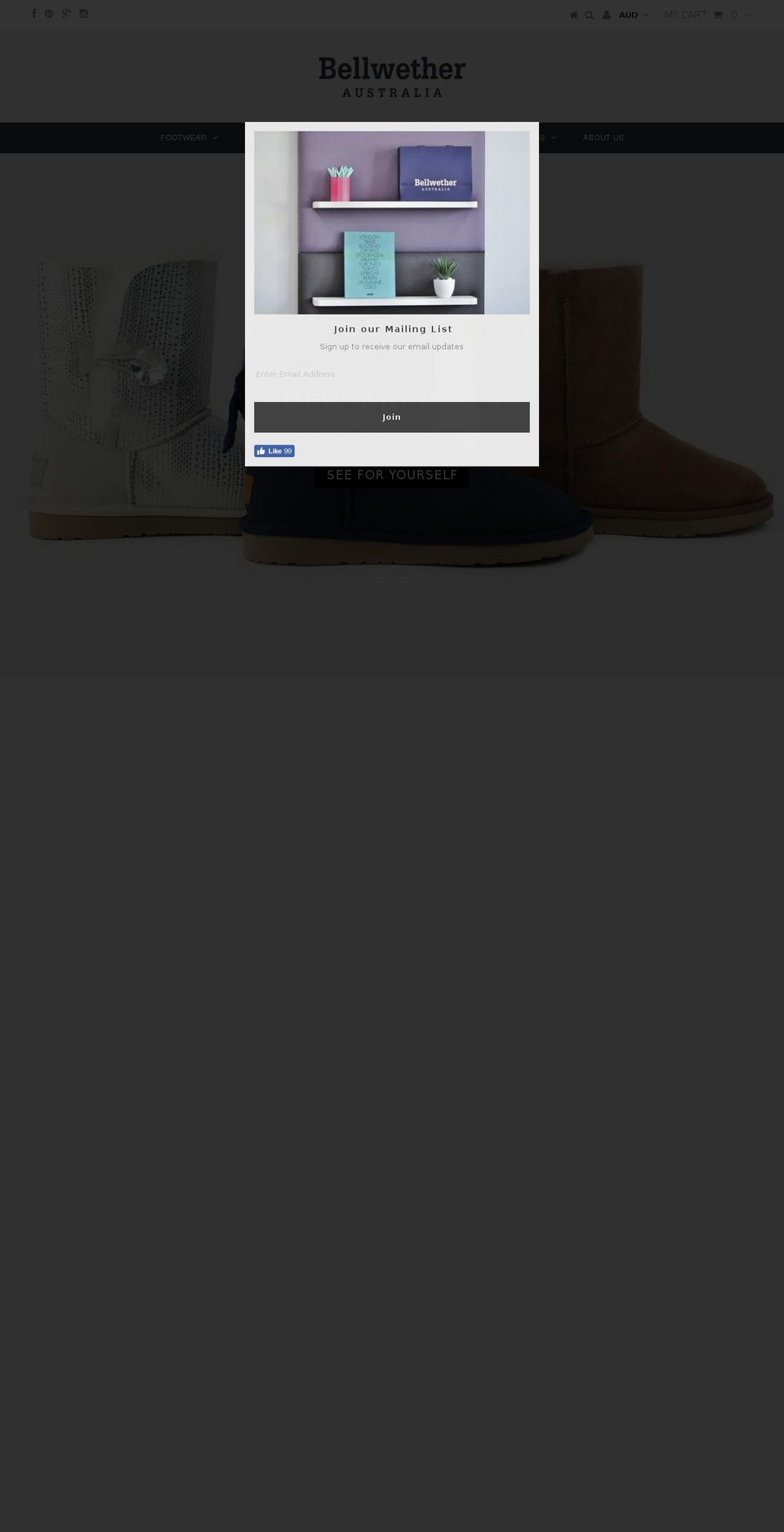 bellwetheraustralia.net shopify website screenshot