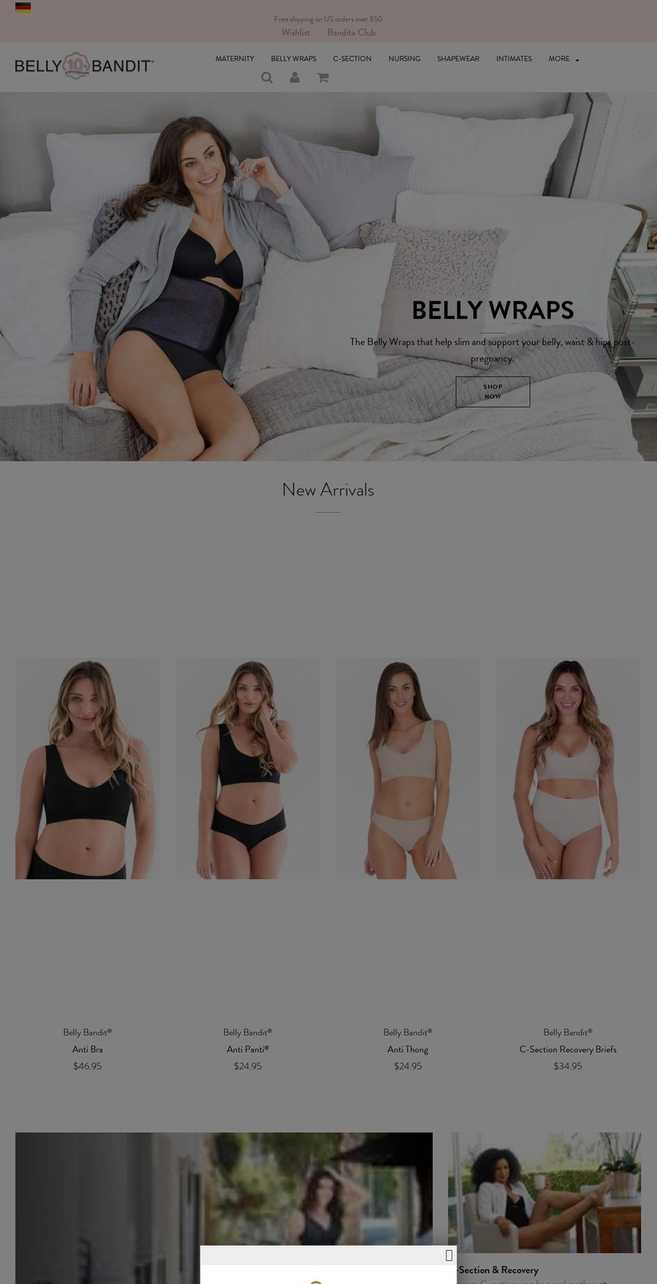 Copy of Flow Shopify theme site example bellybandit.myshopify.com