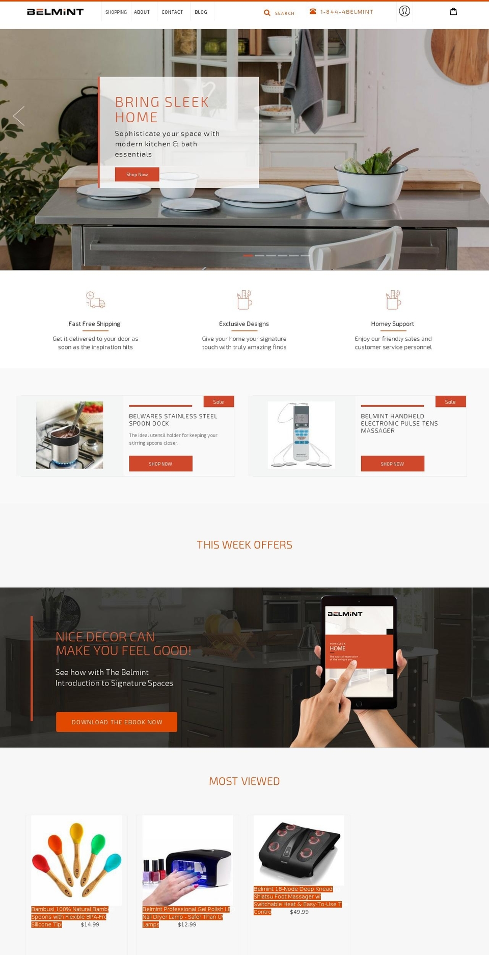 belmint.com — Shopify storefront screenshot