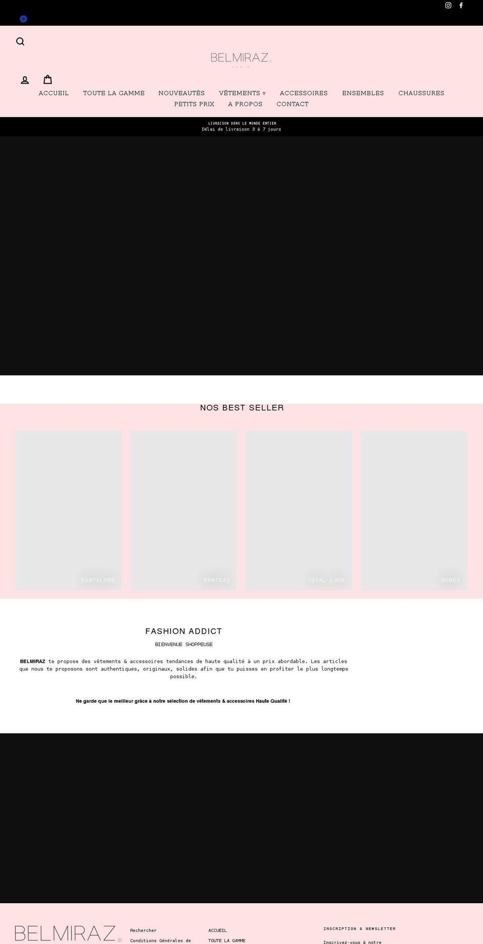 belmiraz.net shopify website screenshot