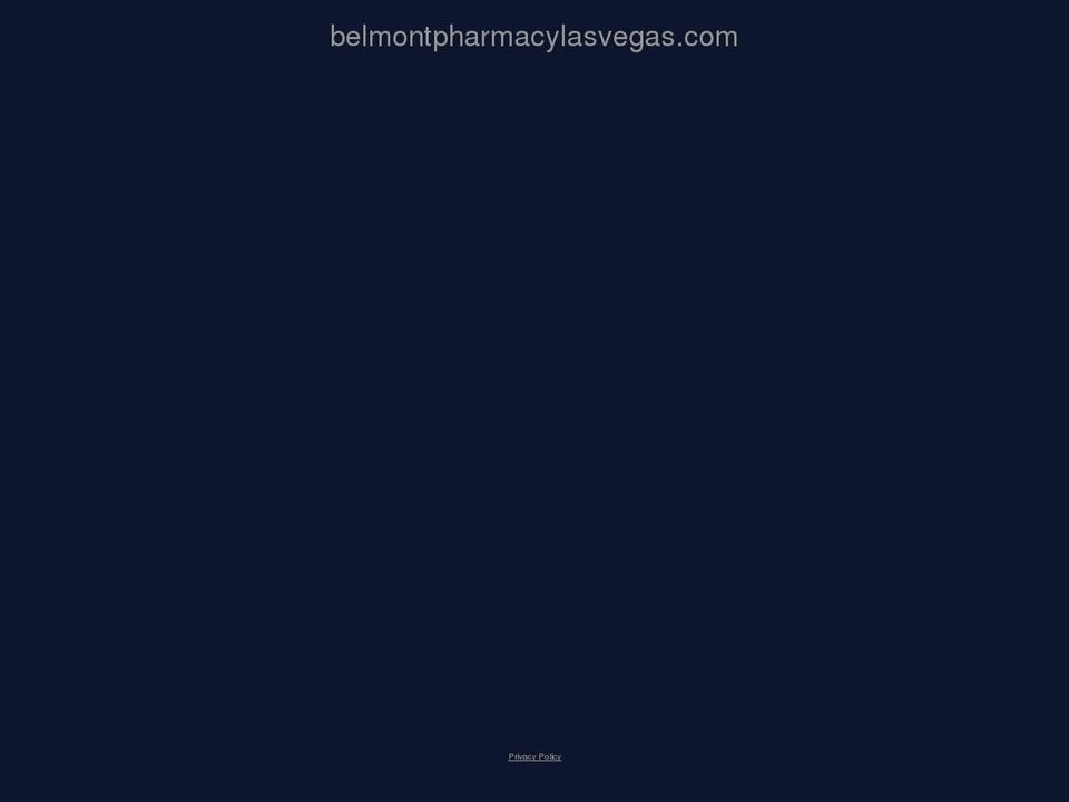 belmontpharmacylasvegas.com — Shopify storefront screenshot