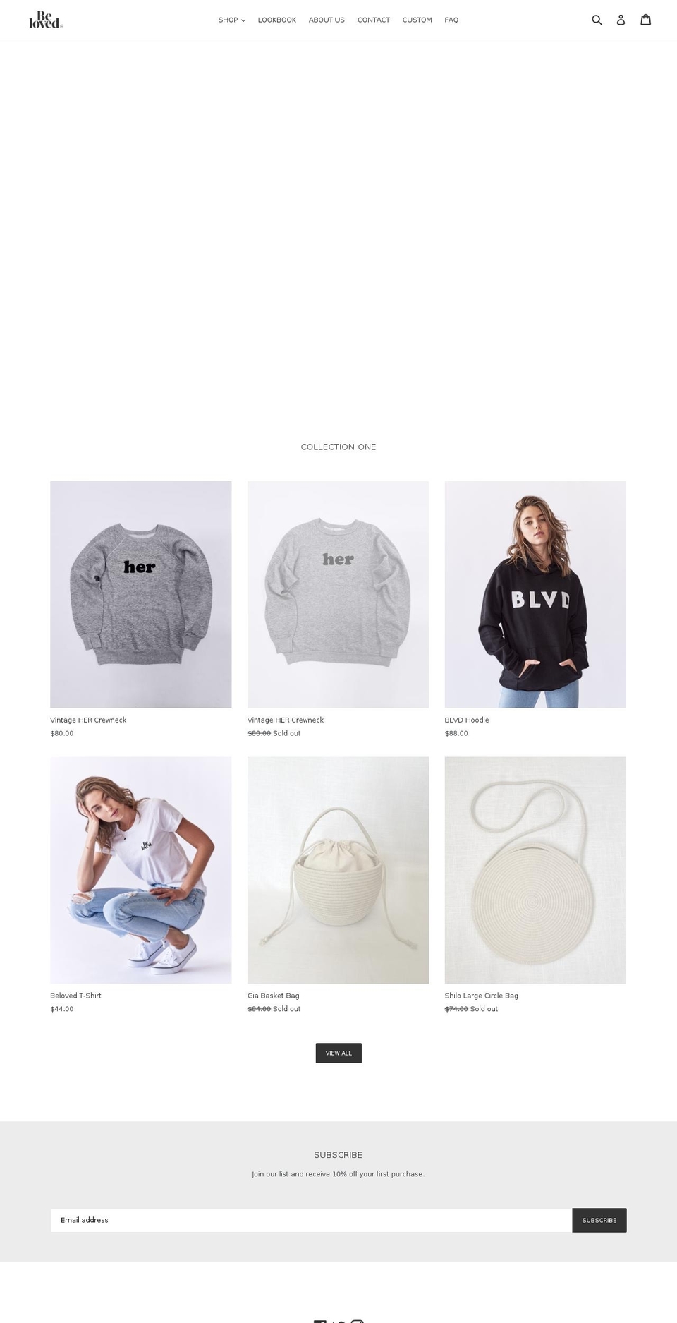 belovedlane.com — Shopify storefront screenshot
