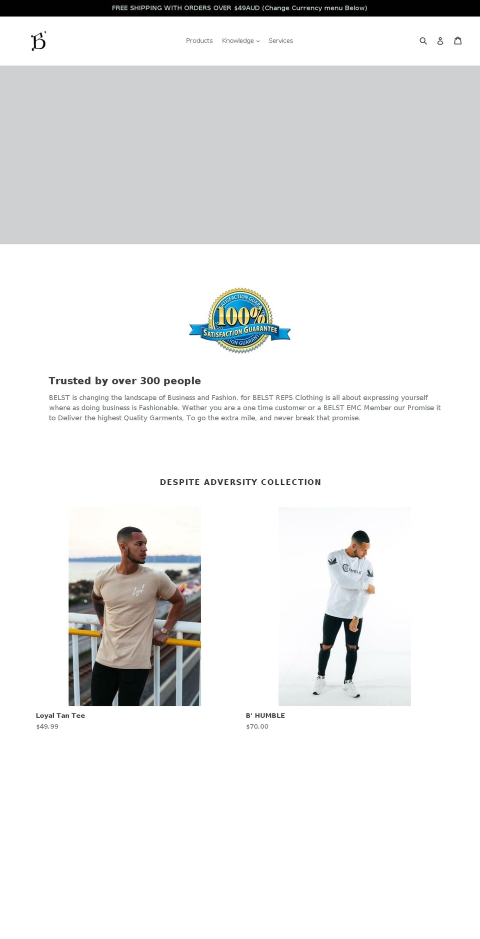 belst.net shopify website screenshot