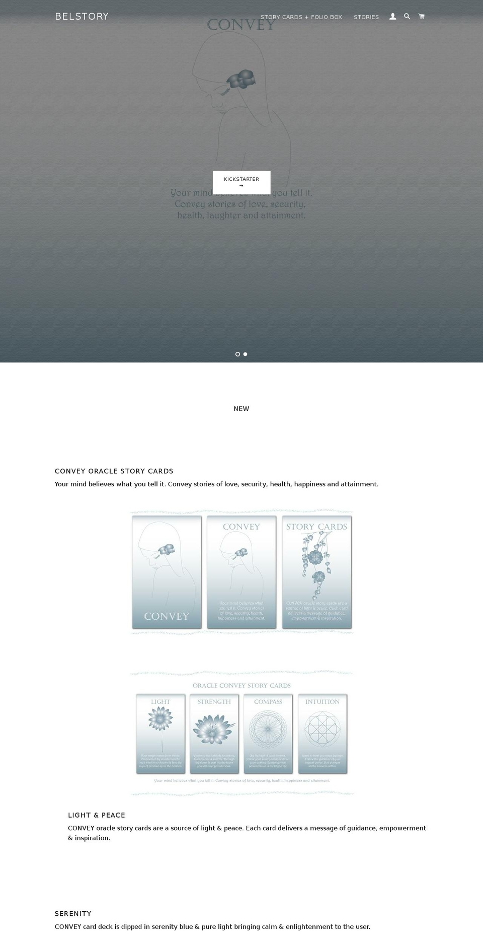 belstory.com shopify website screenshot