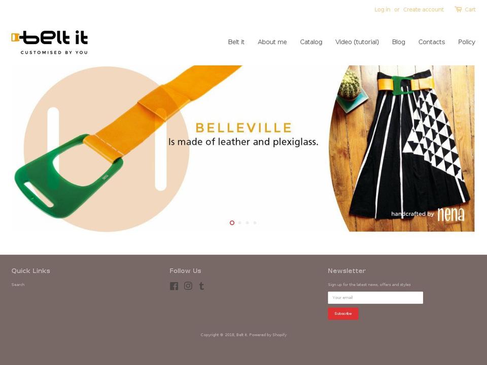 belt-it.com — Shopify storefront screenshot