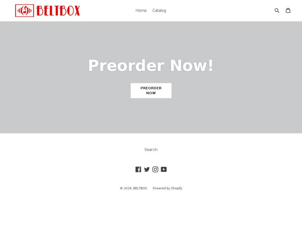 beltbox.myshopify.com shopify website screenshot
