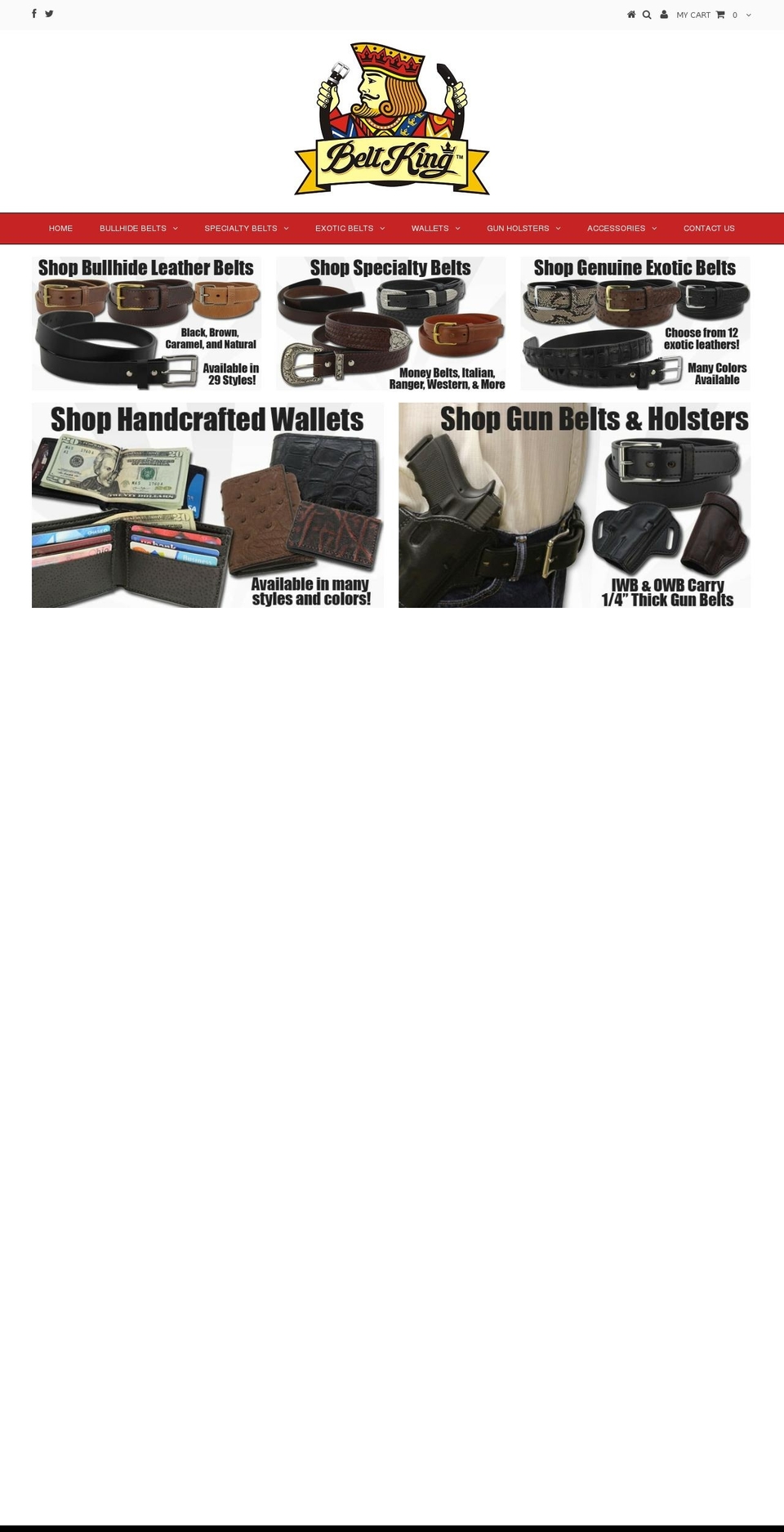 beltking.com shopify website screenshot