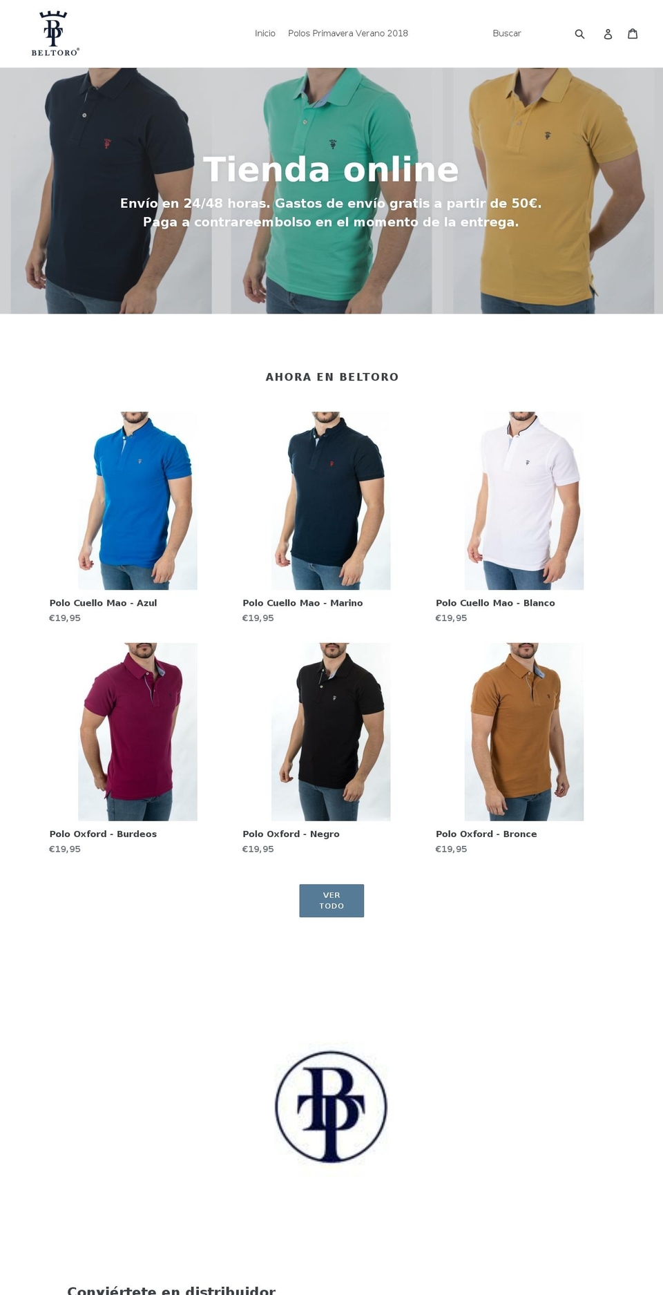 beltoro.com — Shopify storefront screenshot