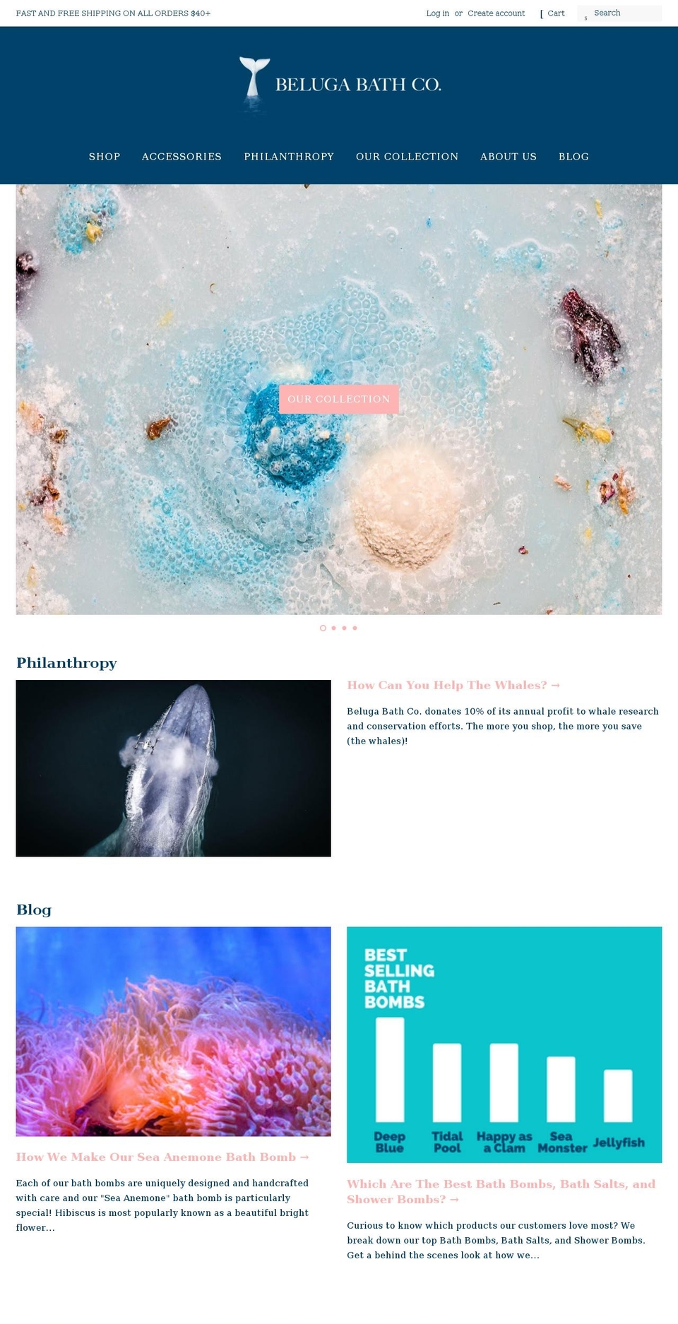 belugabath.com shopify website screenshot
