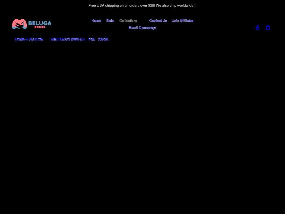 belugadesign.co shopify website screenshot
