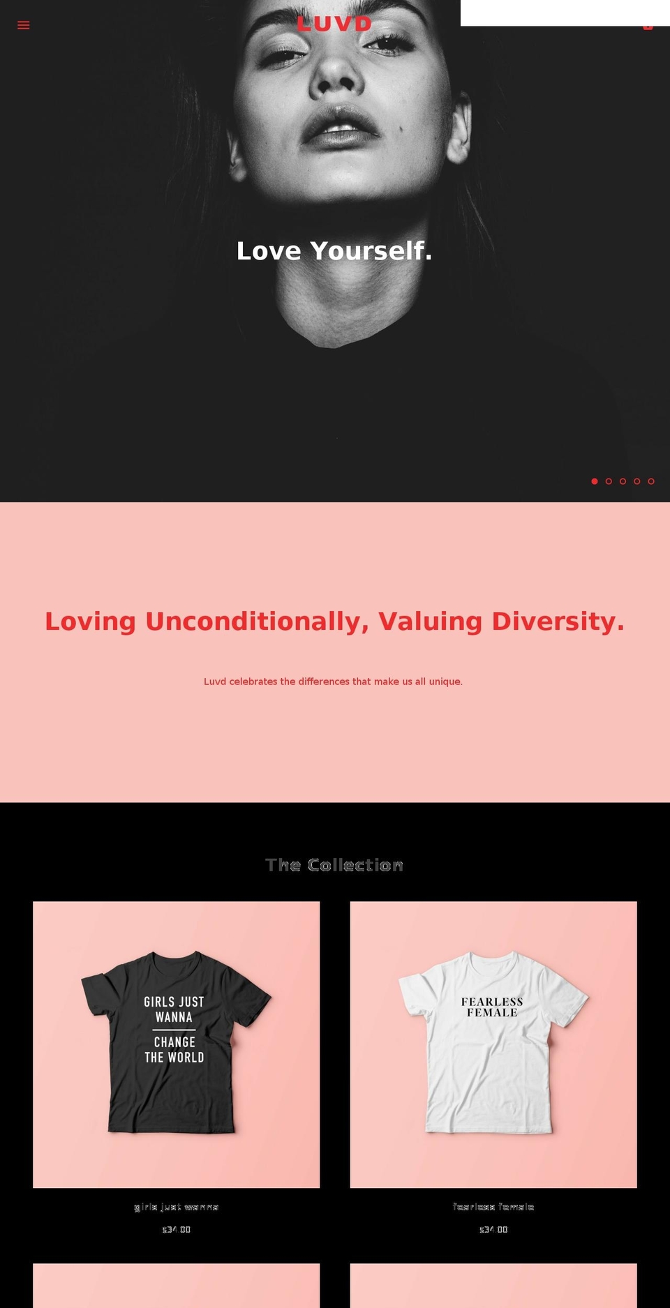 beluvd.com — Shopify storefront screenshot