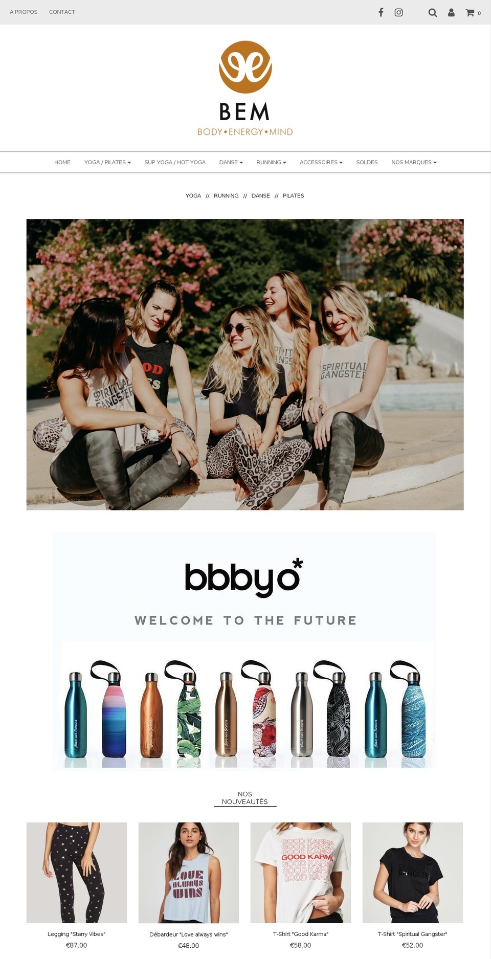 bem-store.com — Shopify storefront screenshot