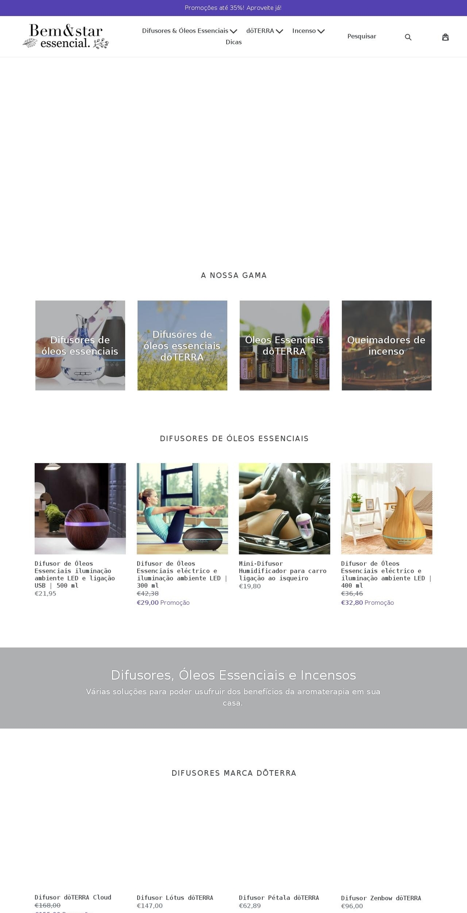 bemestaressencial.com — Shopify storefront screenshot