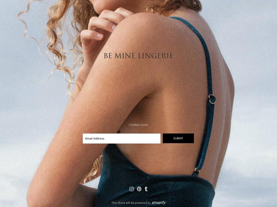 beminelingerie.com shopify website screenshot