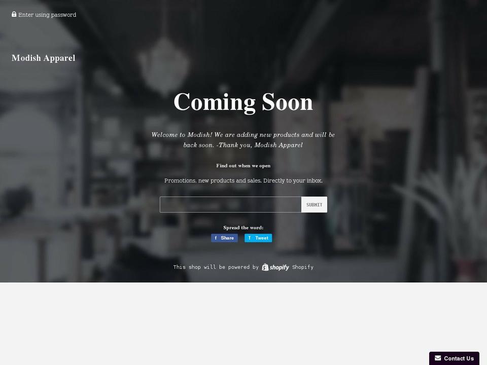 bemodishdesigns.com shopify website screenshot