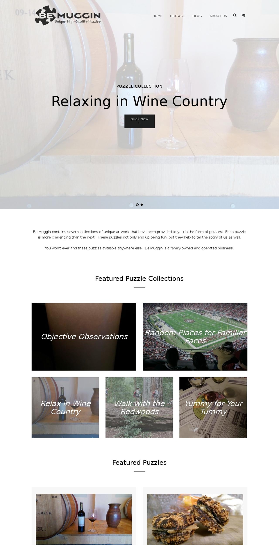 bemuggin.com shopify website screenshot