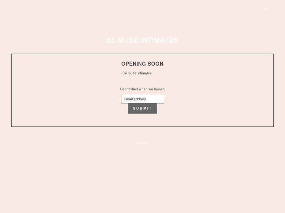 bemuse.jp shopify website screenshot