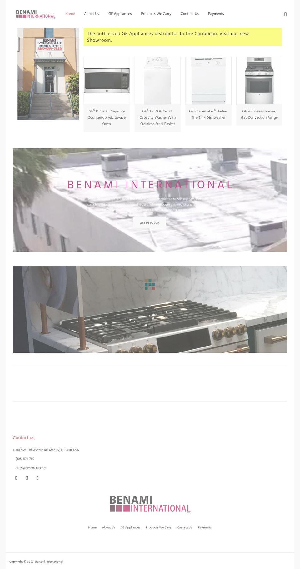 install-04 Shopify theme site example benamiinternational.com