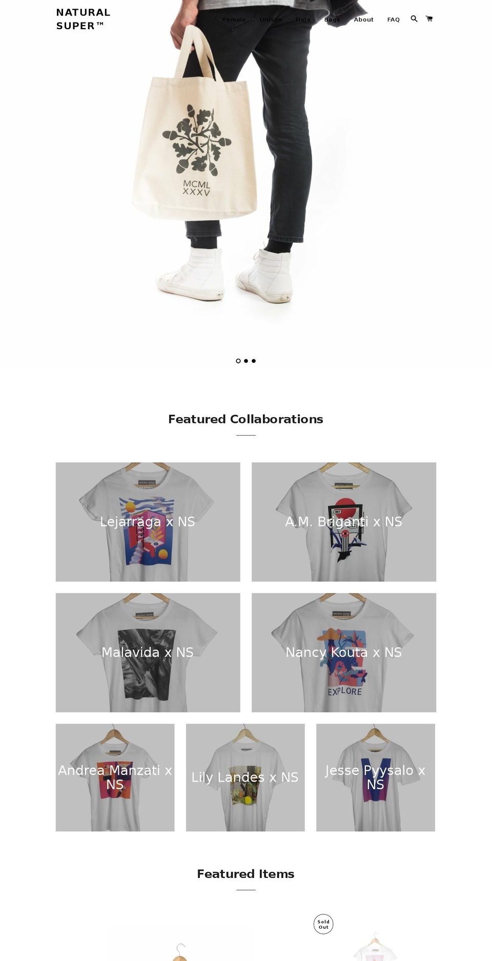 benaturalsuper.com — Shopify storefront screenshot
