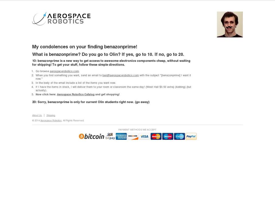 benazonprime.com shopify website screenshot