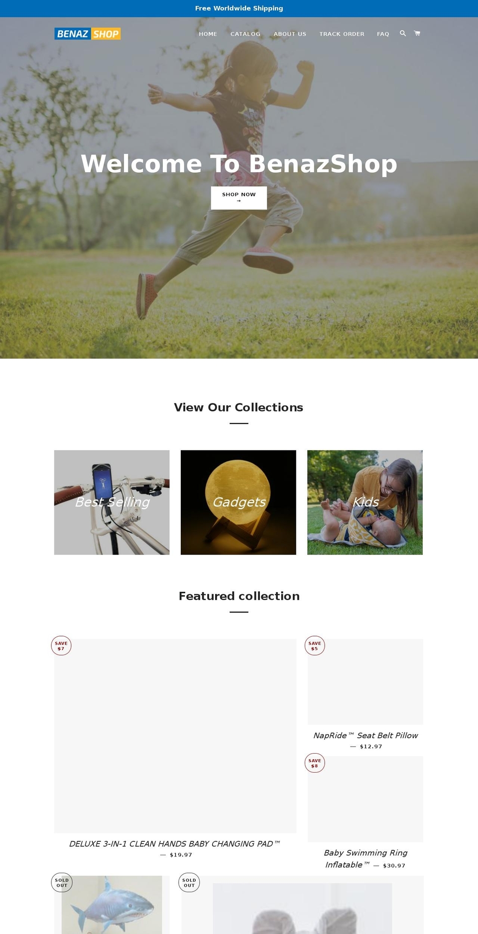 benazshop.com — Shopify storefront screenshot