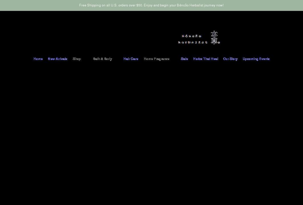 bencaoherbalist.com shopify website screenshot