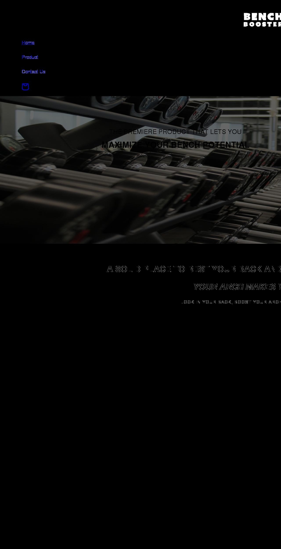 benchdaddy.net shopify website screenshot