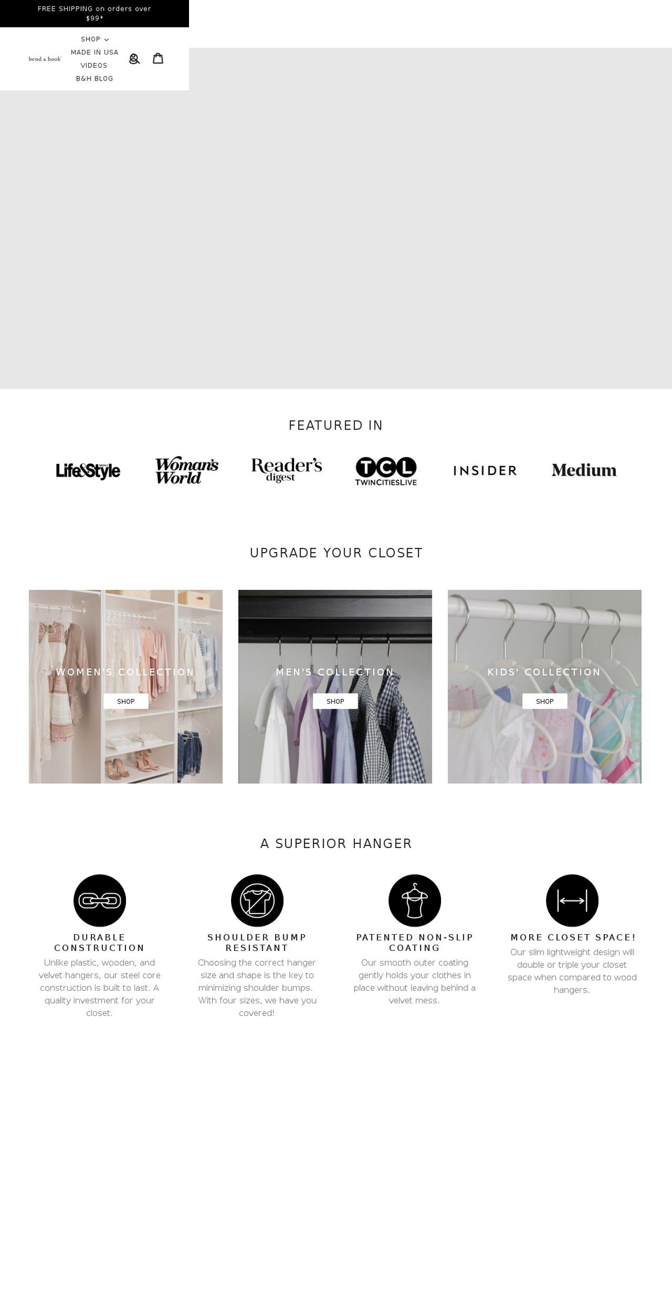 bendandhook.com shopify website screenshot