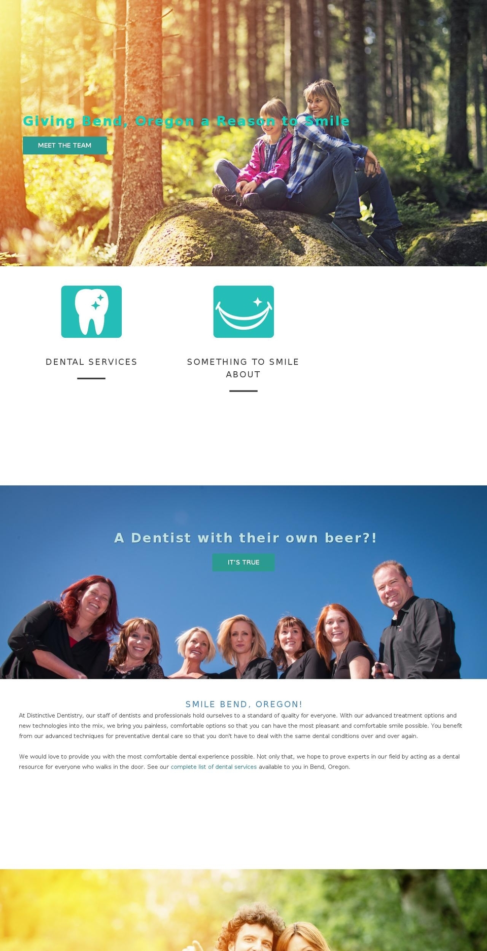 bendcosmeticdentist.com shopify website screenshot