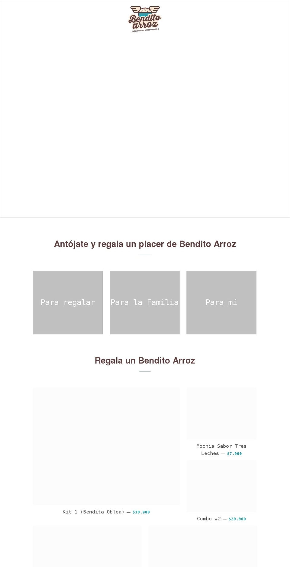 benditoarroz.com shopify website screenshot