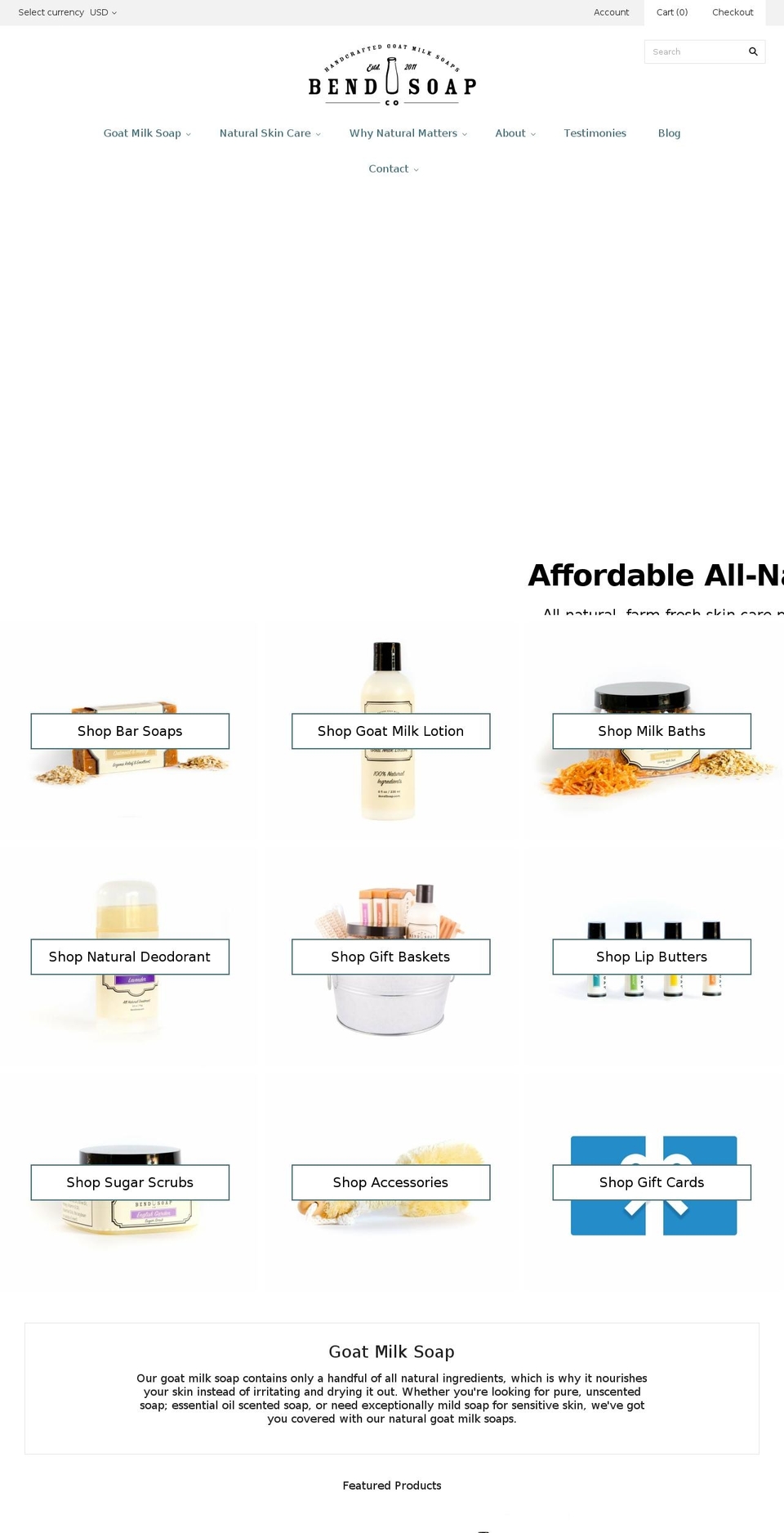 [VIDEO HERO] Version 1.3 Shopify theme site example bendsoapco.com