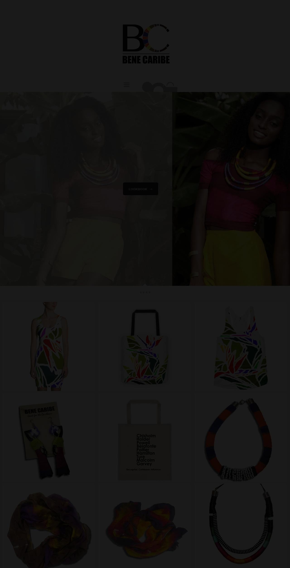 benecaribe.com shopify website screenshot