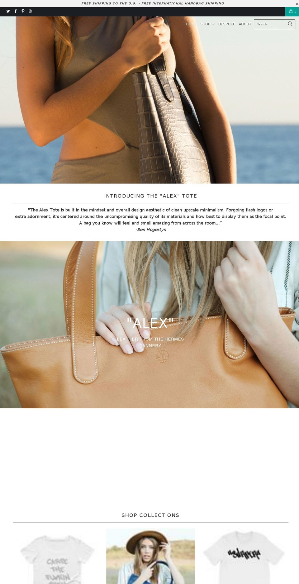 benhogestynmalibu.com shopify website screenshot