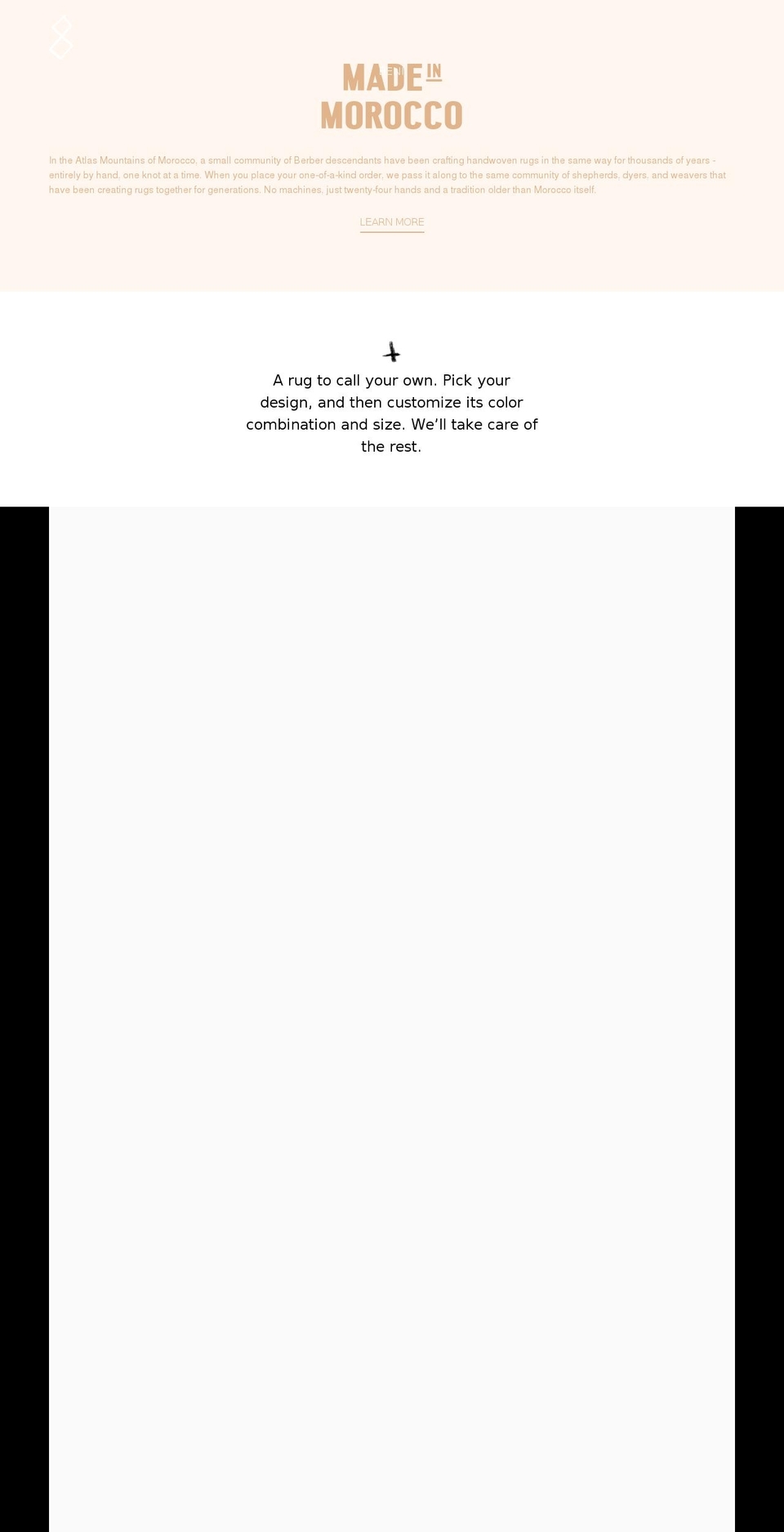 benirugs.com — Shopify storefront screenshot
