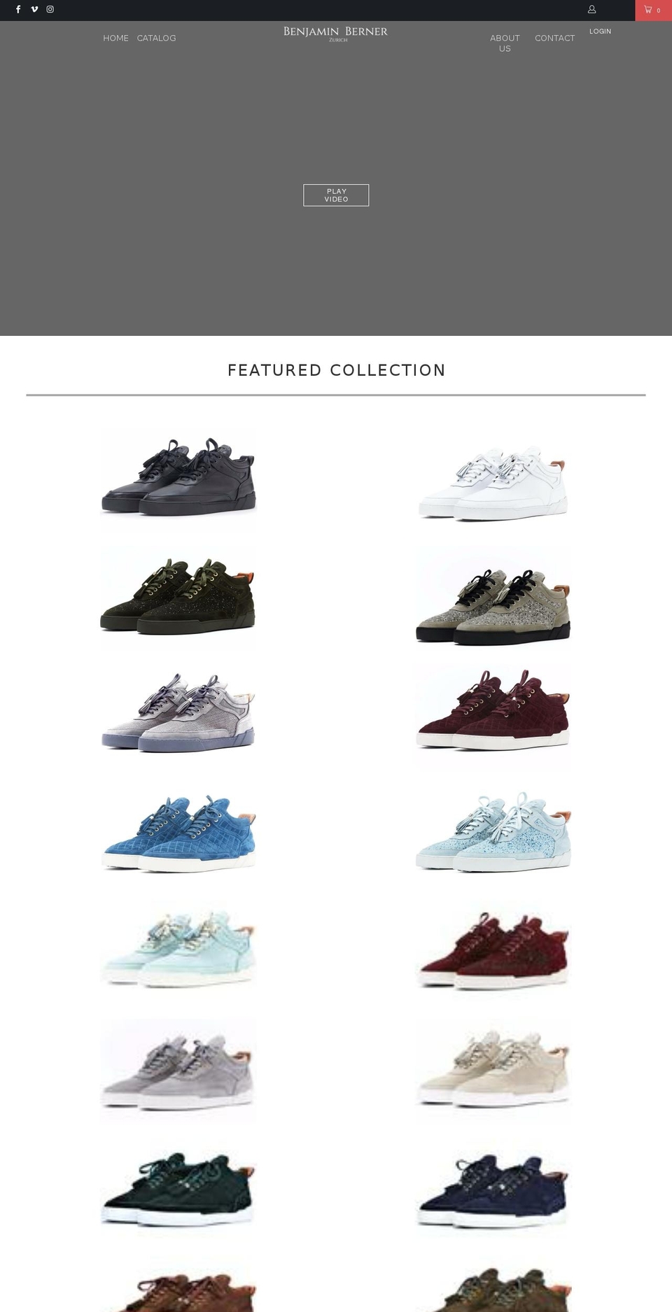 benjaminberner.com — Shopify storefront screenshot