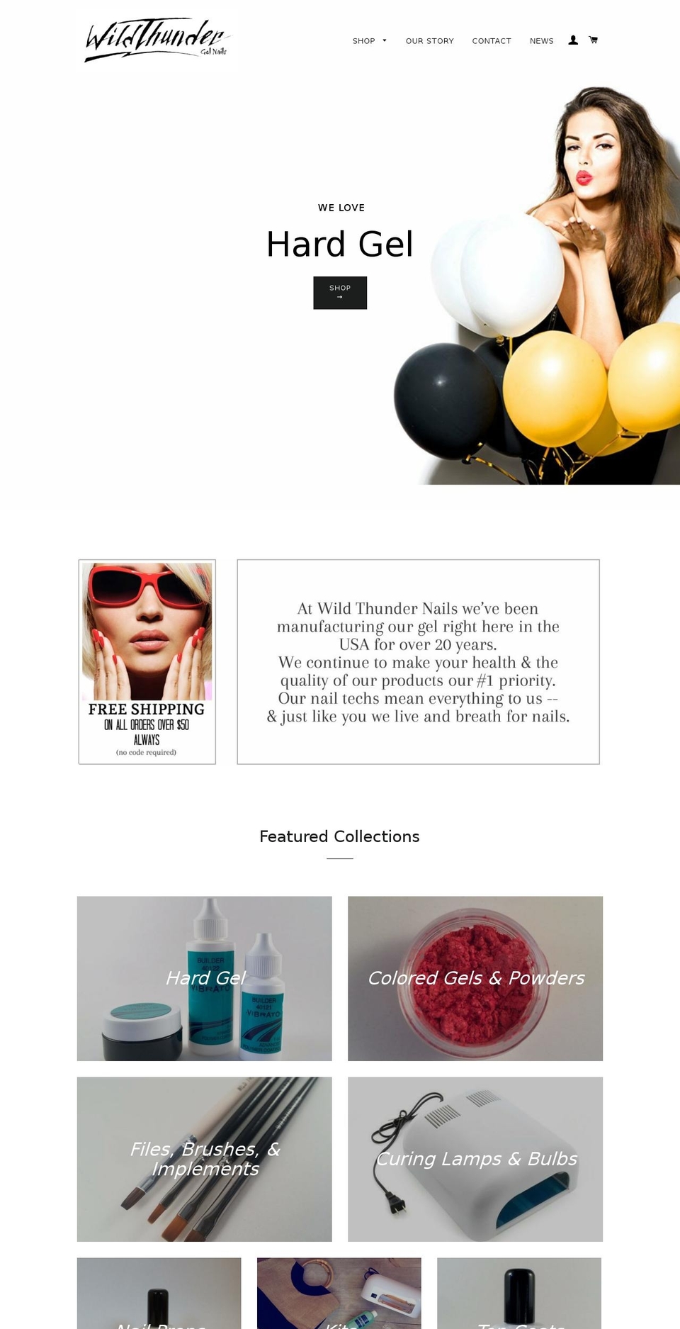 benjaminbrookenails.com shopify website screenshot