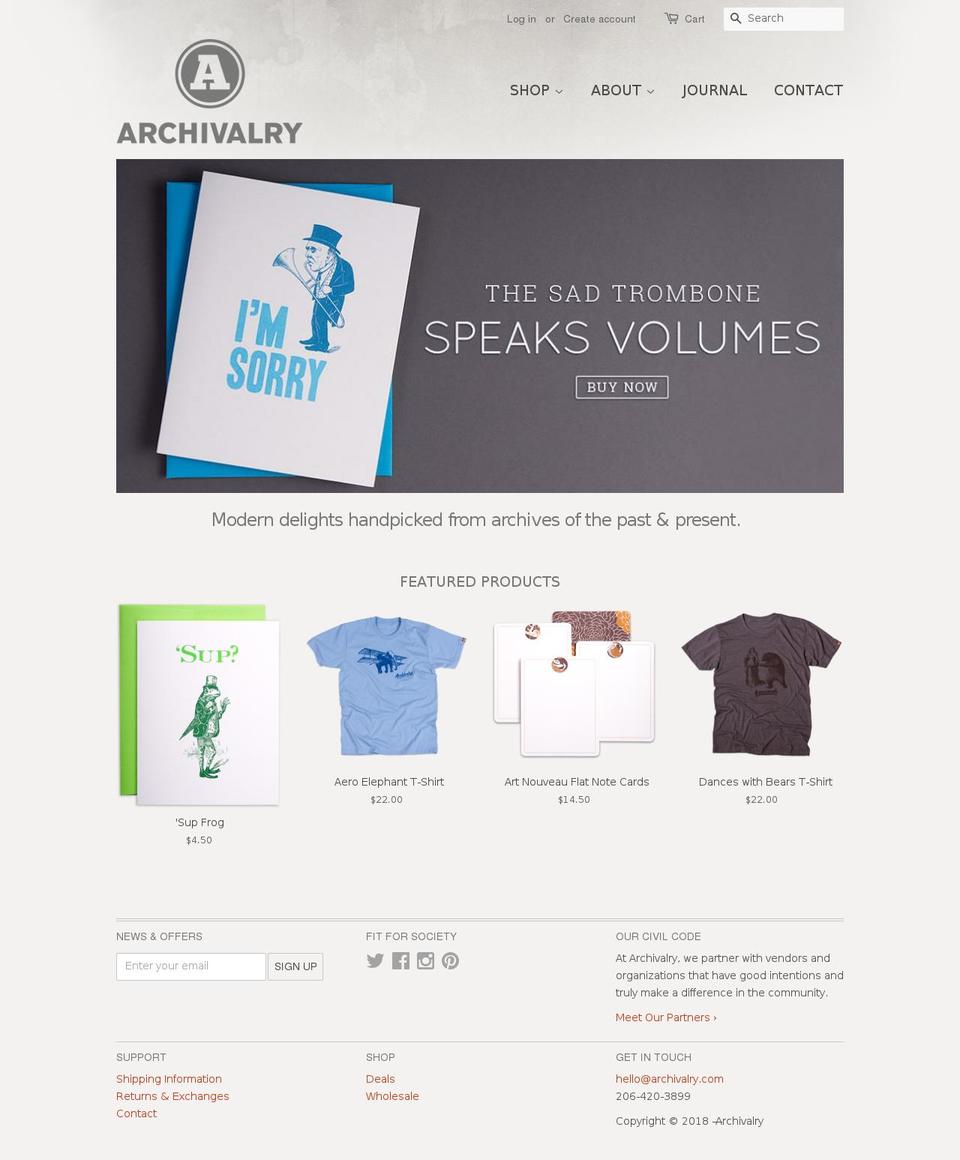 Archivalry 1.0 Shopify theme site example benjaminvogt.com