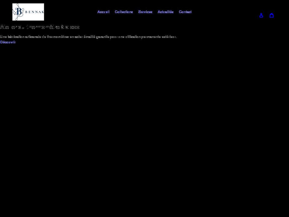 bennak.com shopify website screenshot