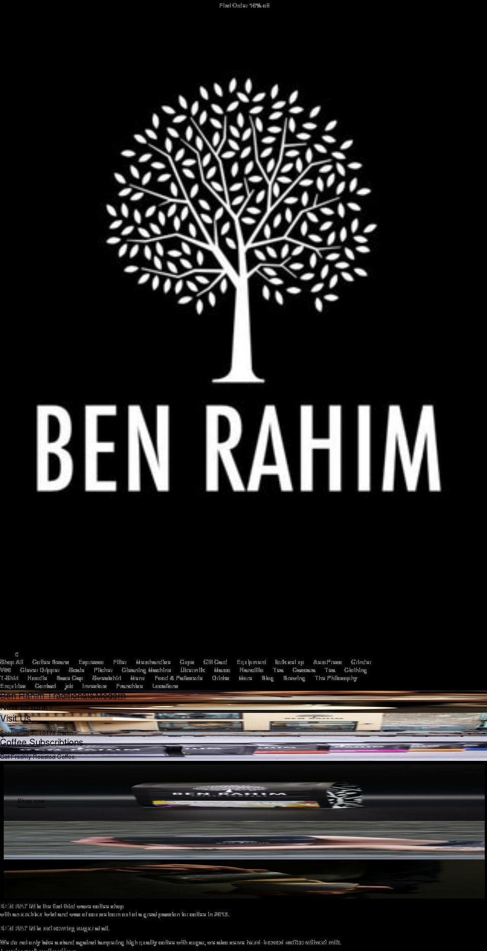 benrahim.de shopify website screenshot